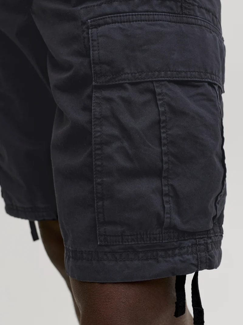 JPSTCOLE FRANK CARGO SHORTS MID SN, Black