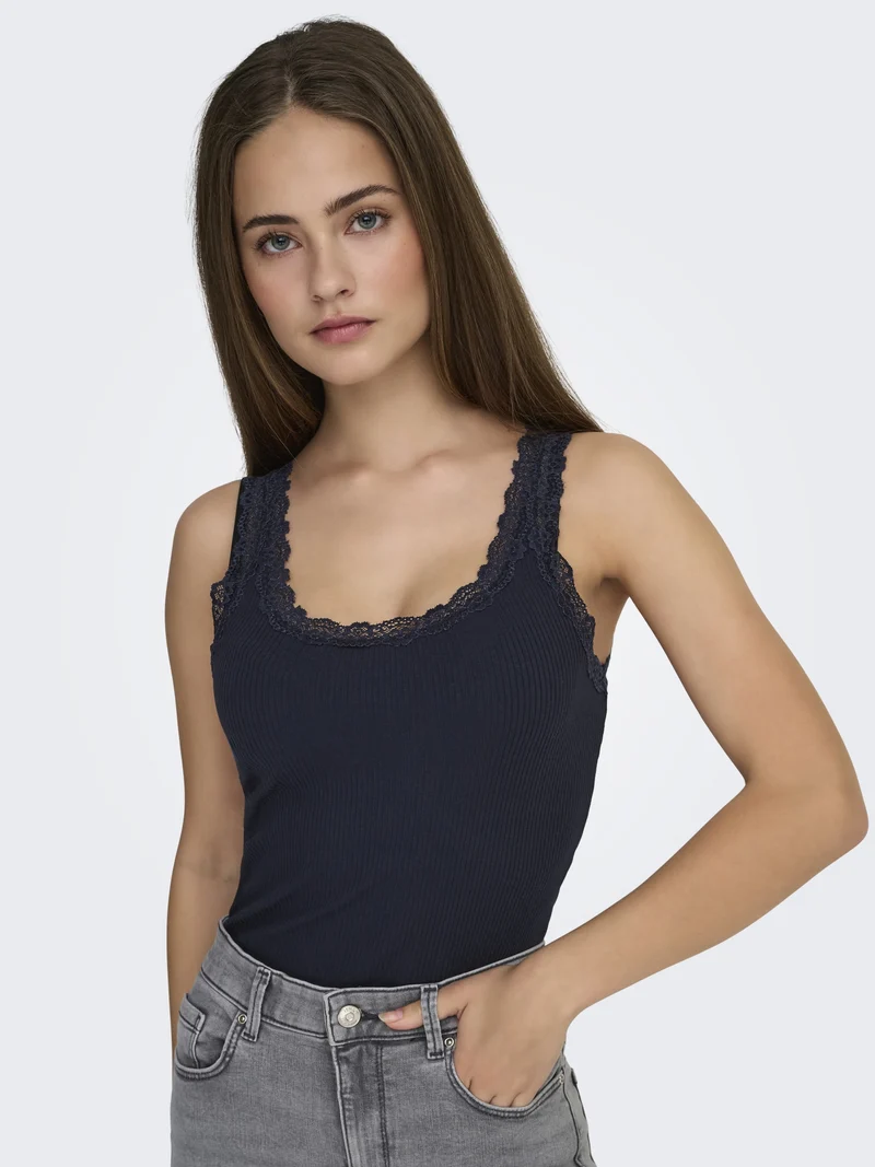 ONLSARA SHARAI TANK TOP JRS NOOS, Night Sky