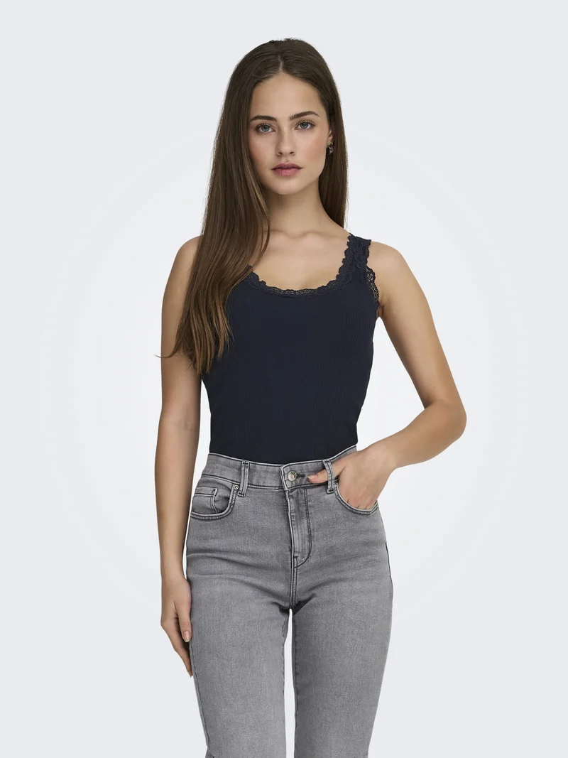 ONLSARA SHARAI TANK TOP JRS NOOS, Night Sky