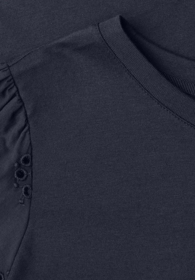 LTD QR Studio_Shirt w.embroide, maritime blue