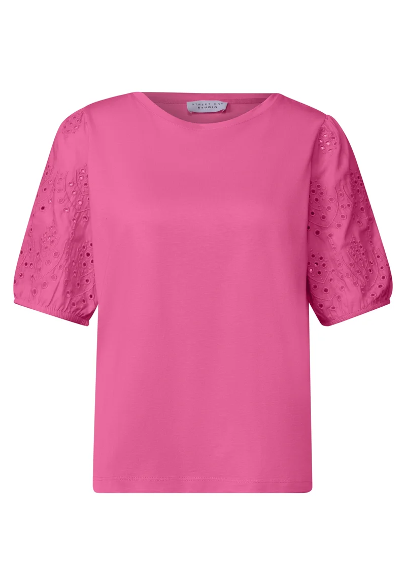 LTD QR Studio_Shirt w.embroide, simply pink