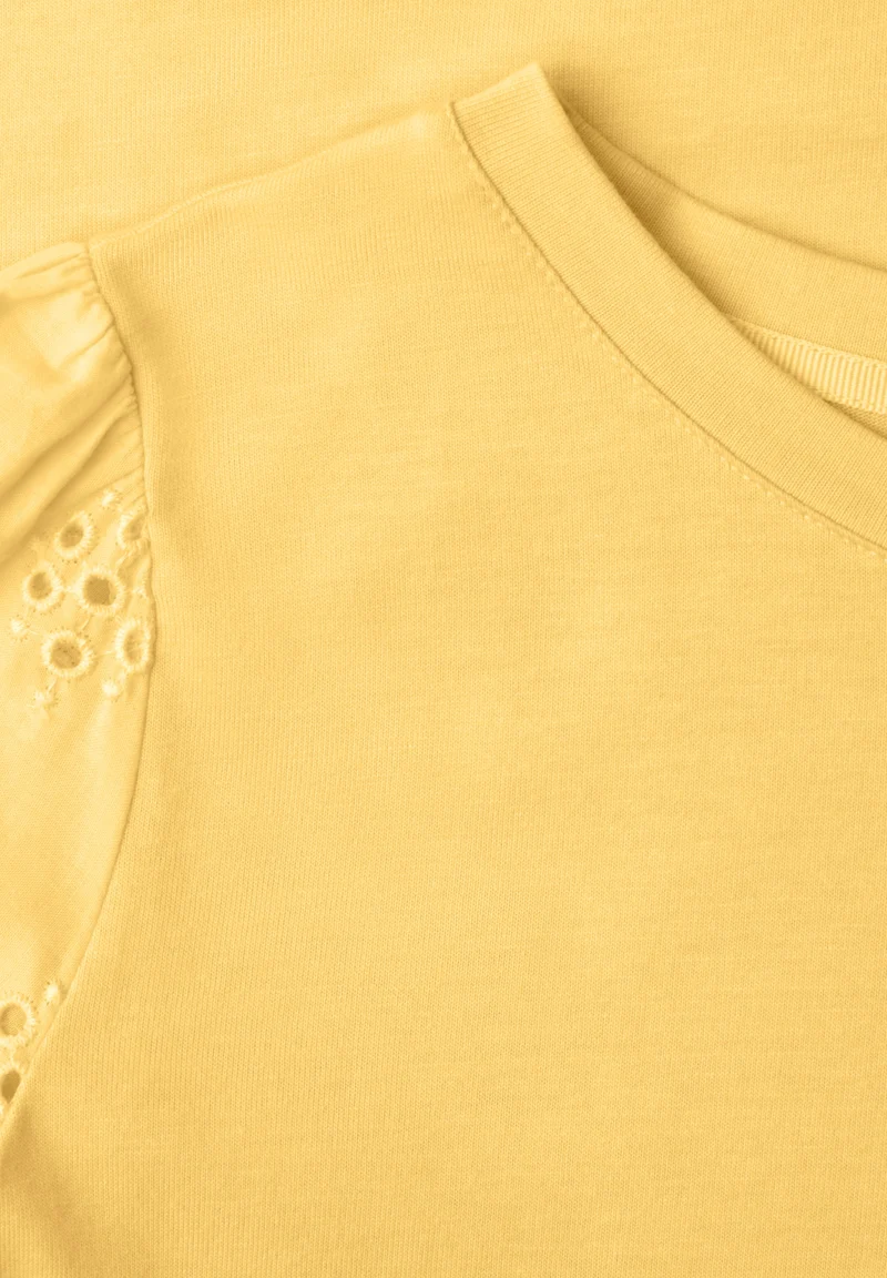 LTD QR Studio_Shirt w.embroide, snap yellow