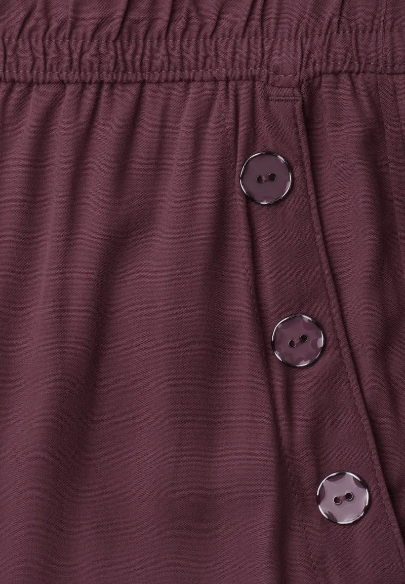 Style Emee_Wide Leg Viscose Bu, rustic rouge