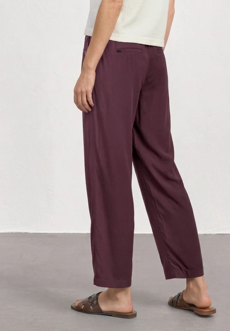 Style Emee_Wide Leg Viscose Bu, rustic rouge
