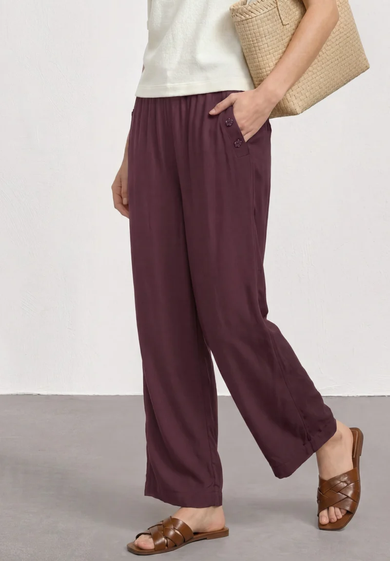 Style Emee_Wide Leg Viscose Bu, rustic rouge