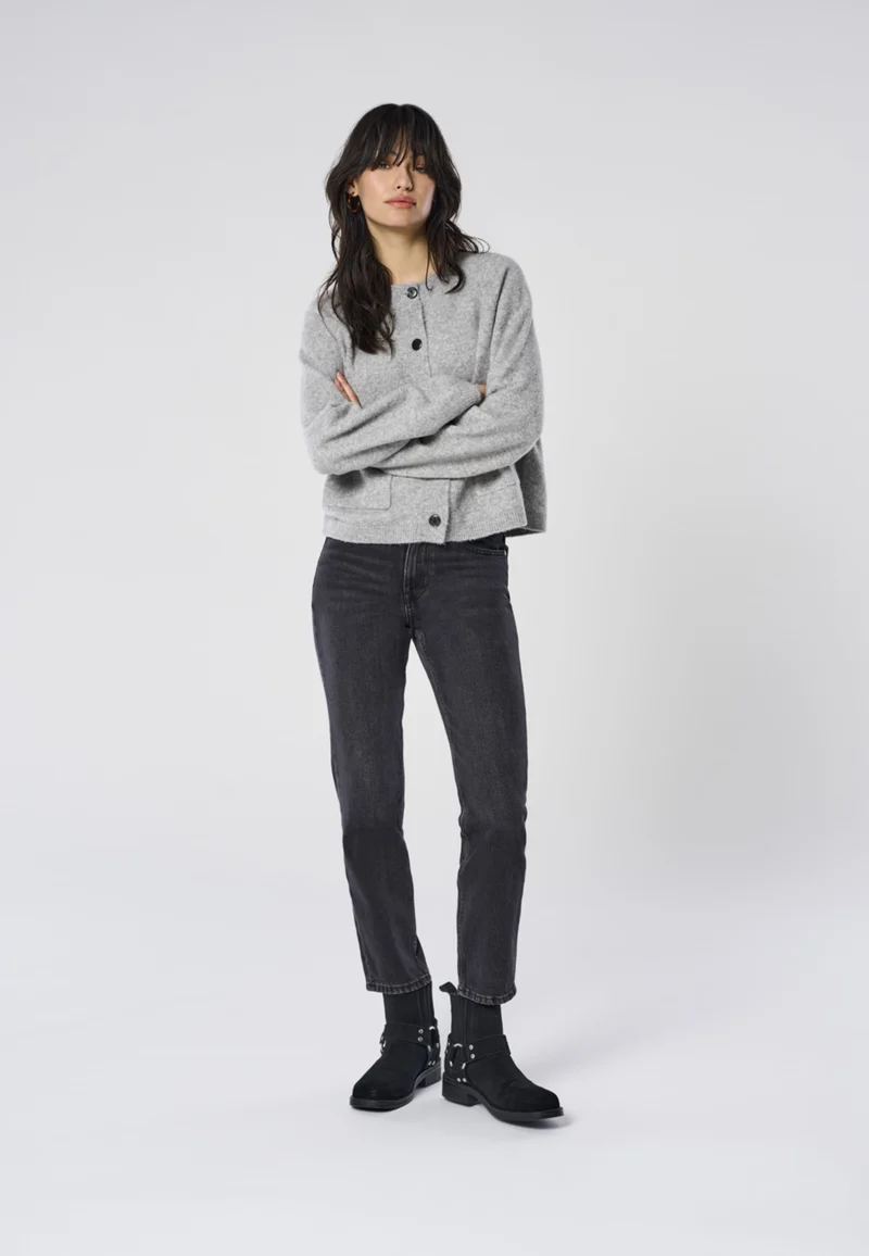 ONLEMILY HW STRAIGHT ANK DNM NAS997, Black Denim/NAS997