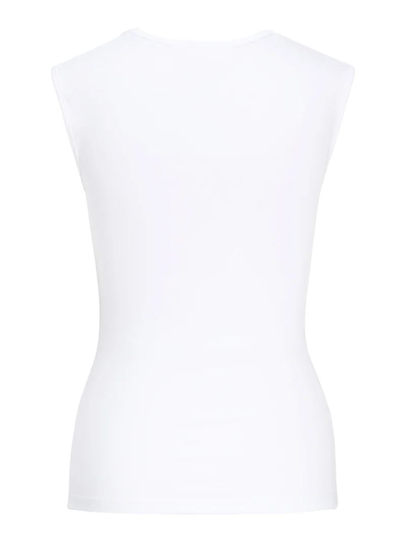 JXISABELLA GIGI STR SL TOP JRS NOOS, Bright White