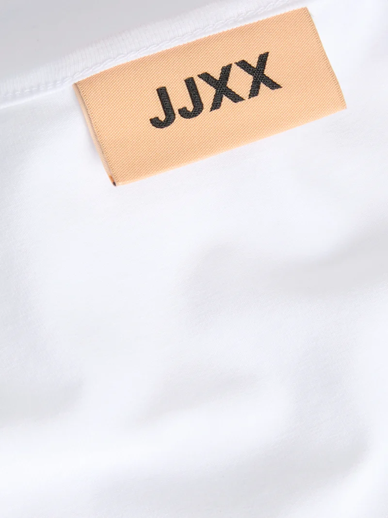 JXISABELLA GIGI STR SL TOP JRS NOOS, Bright White