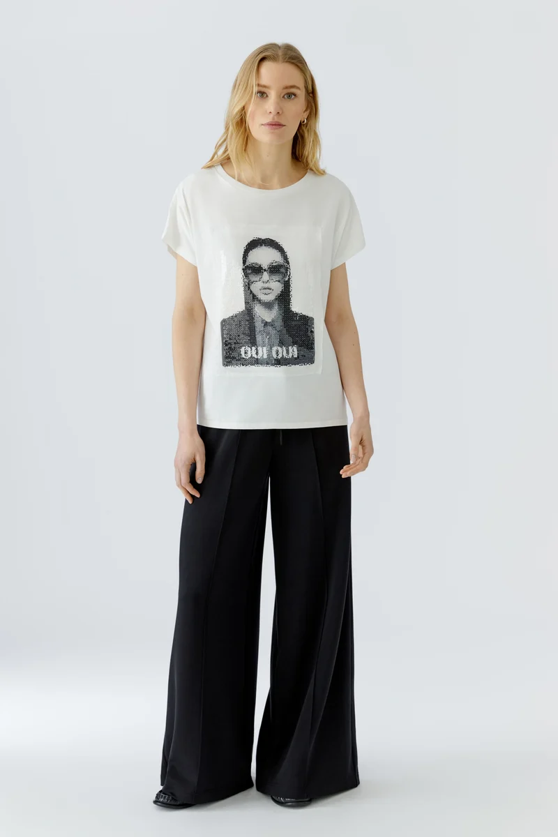 T-Shirt, cloud dancer