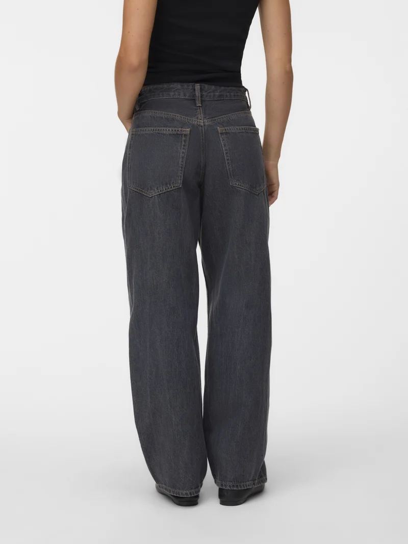 VMZOE MR BARREL DNM JEANS LI223 NOO, Dark Grey Denim/RINSE