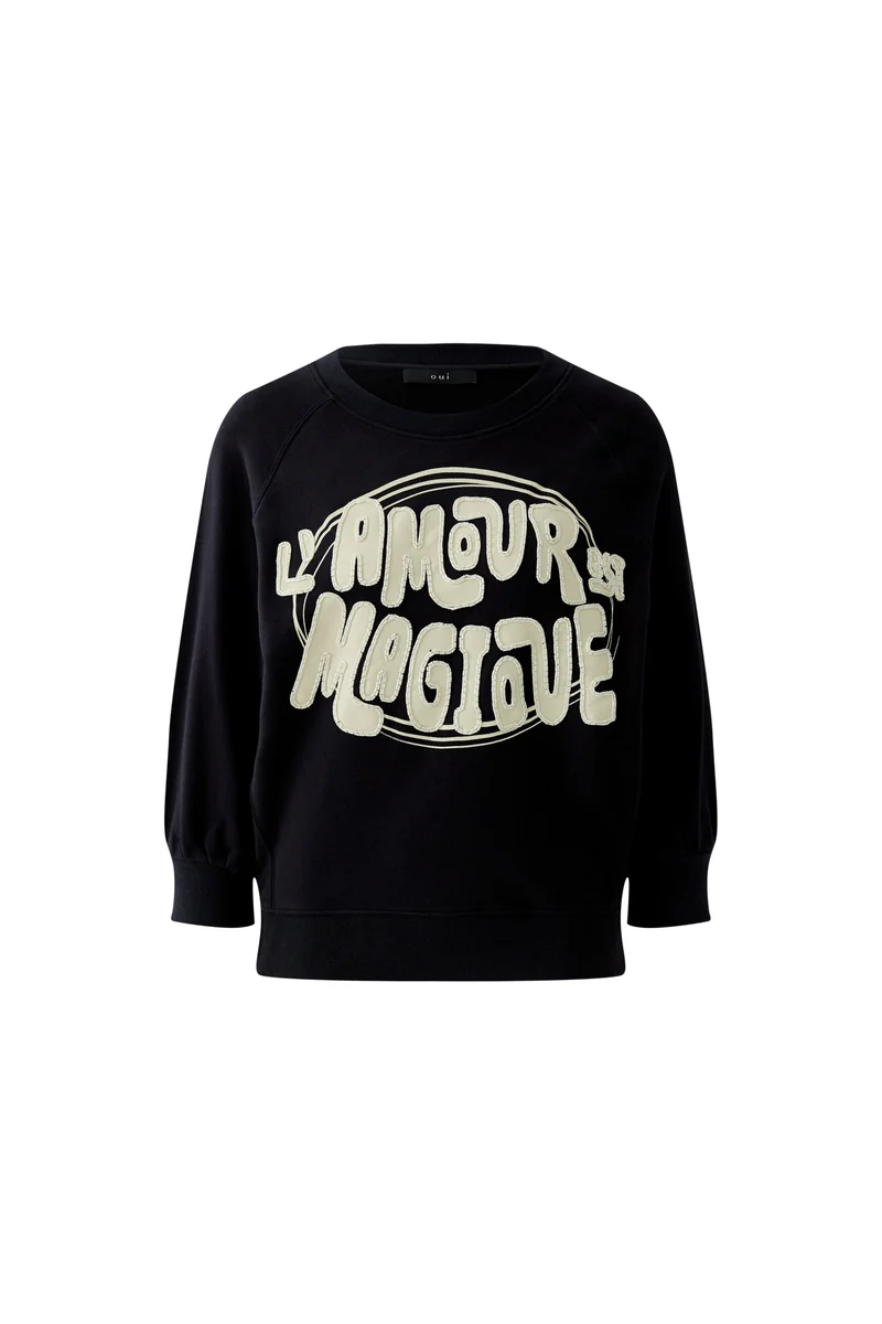 Sweatshirt, black