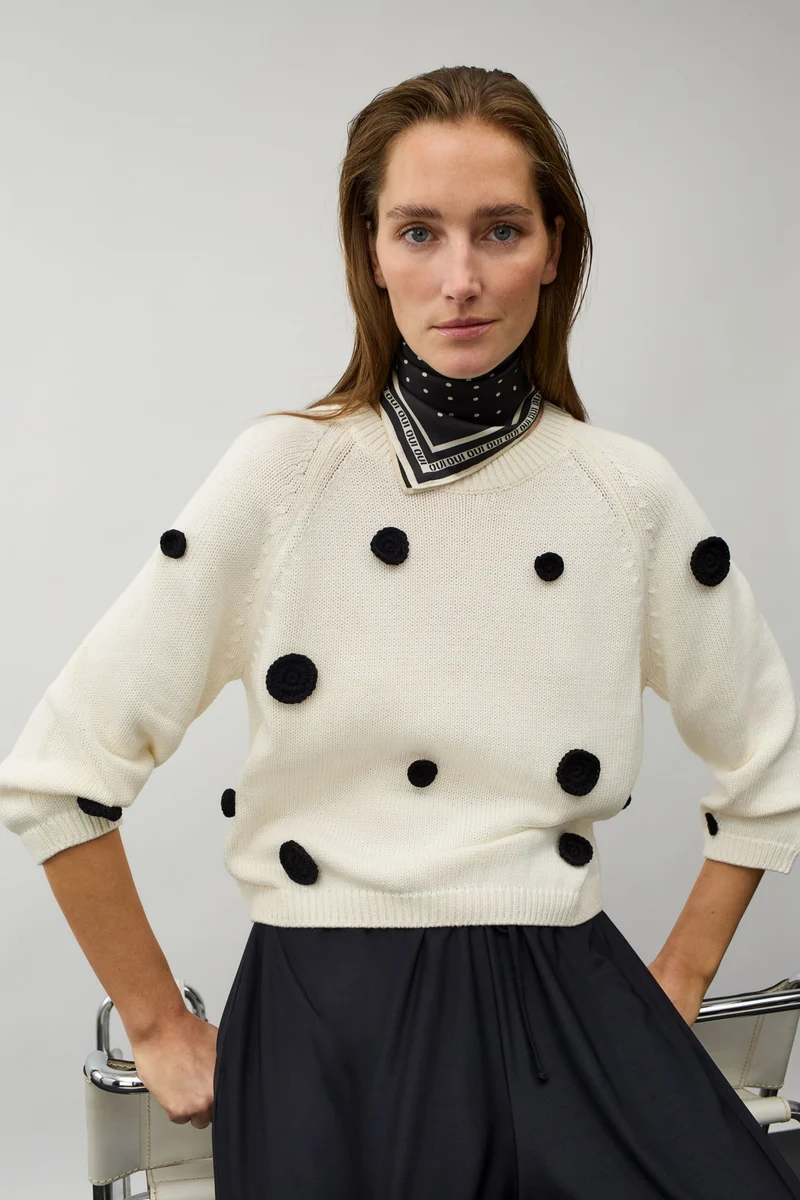 Tuch, black offwhite