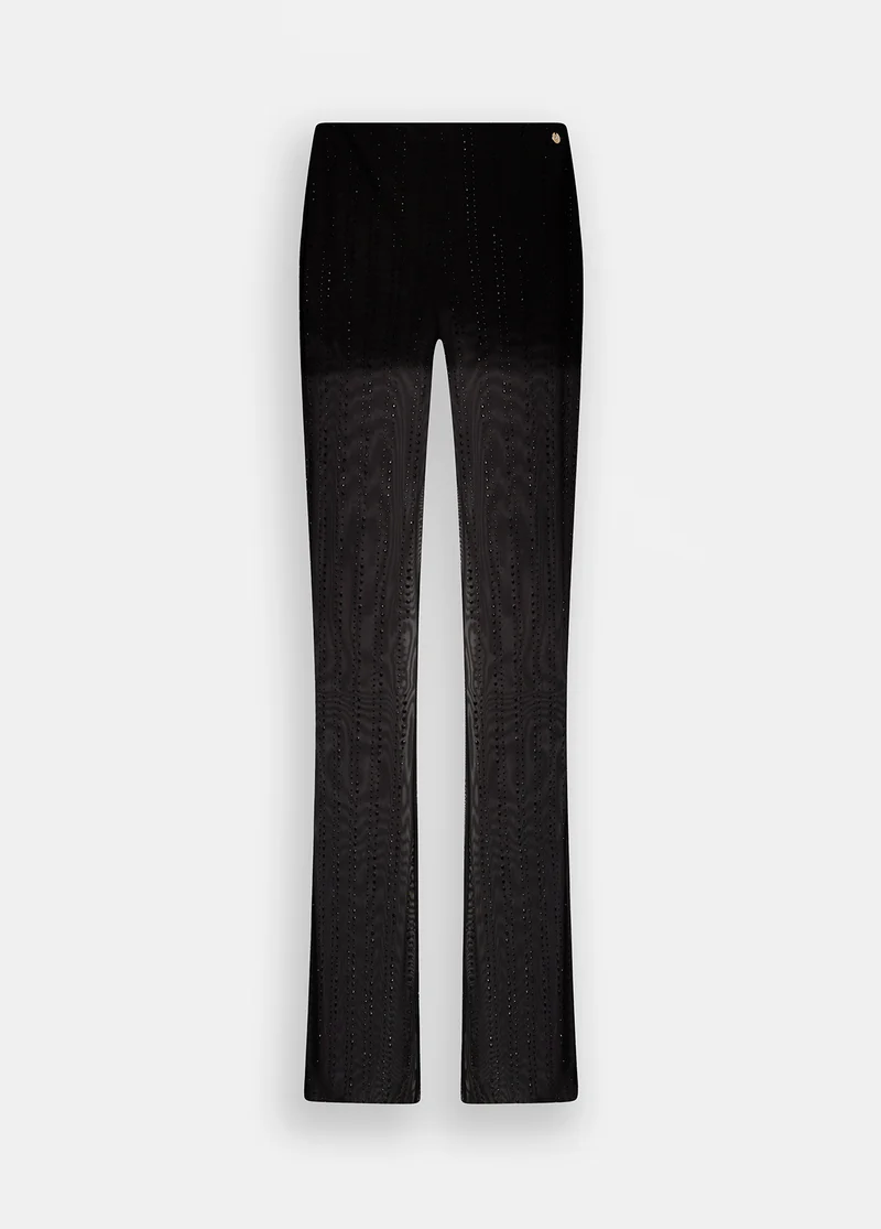 Tulle Trousers with Gemstones