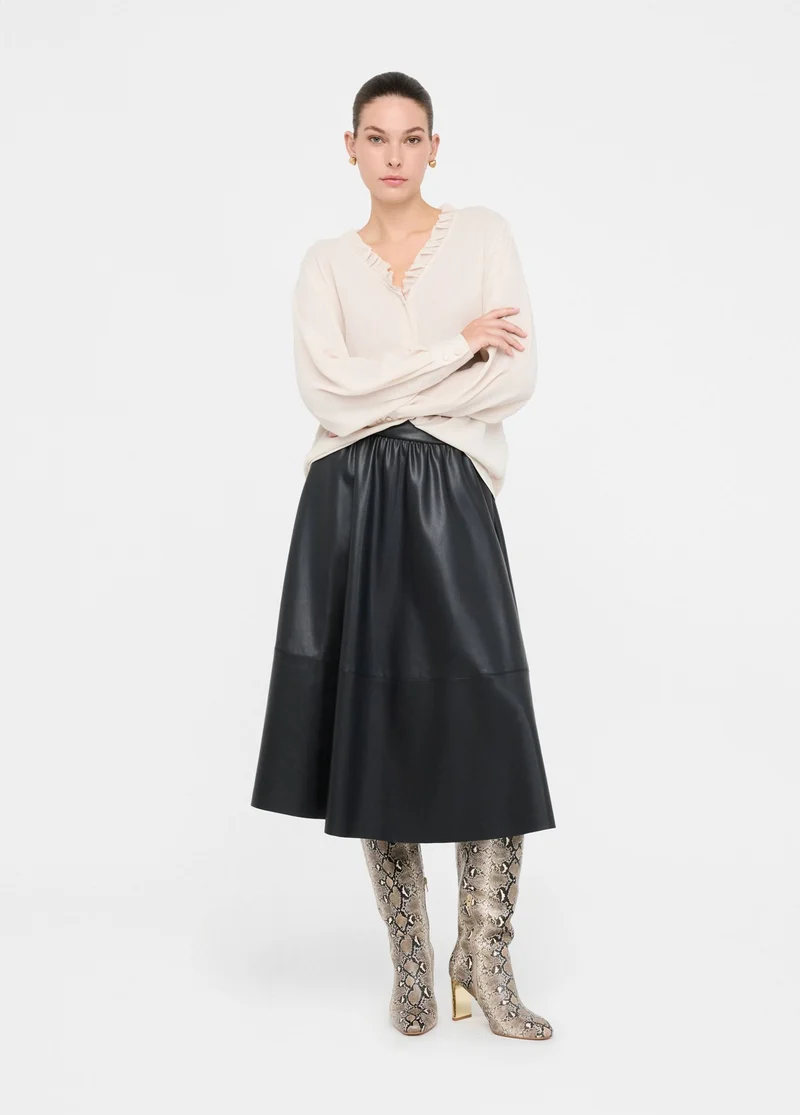Coated Fabric Skirt