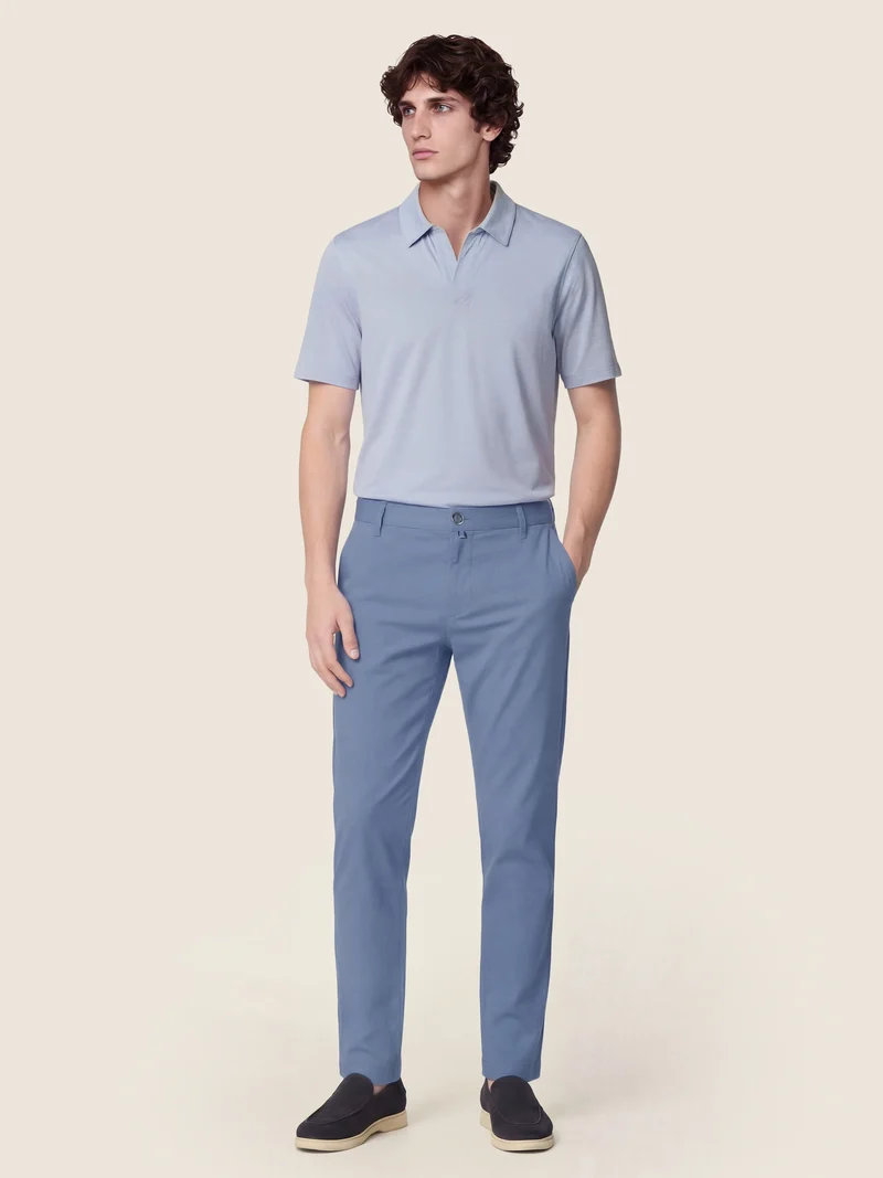 Gray - Pants in Stretch Twill