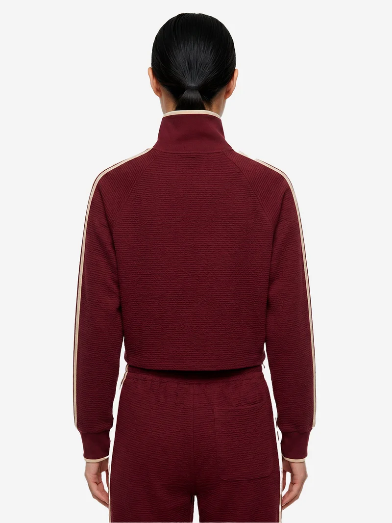 Track top Firebird jacquard rosso