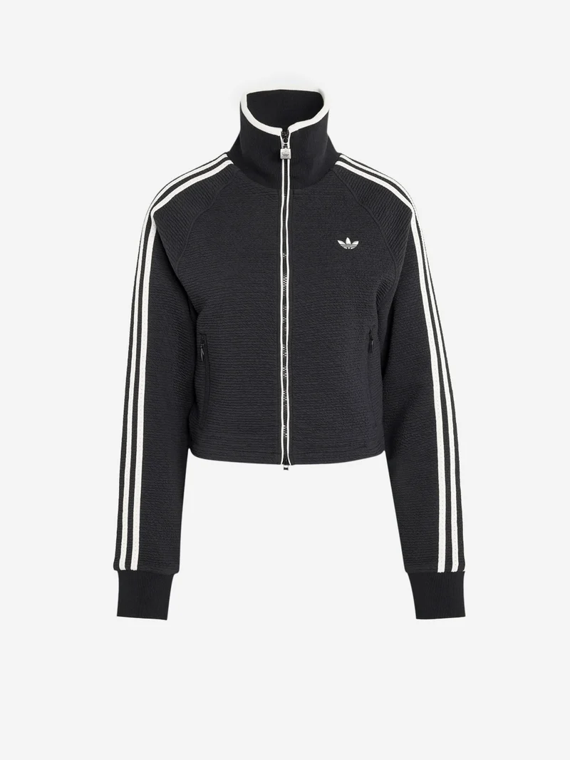 Track top Firebird jacquard nero