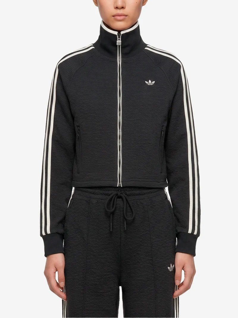 Track top Firebird jacquard nero
