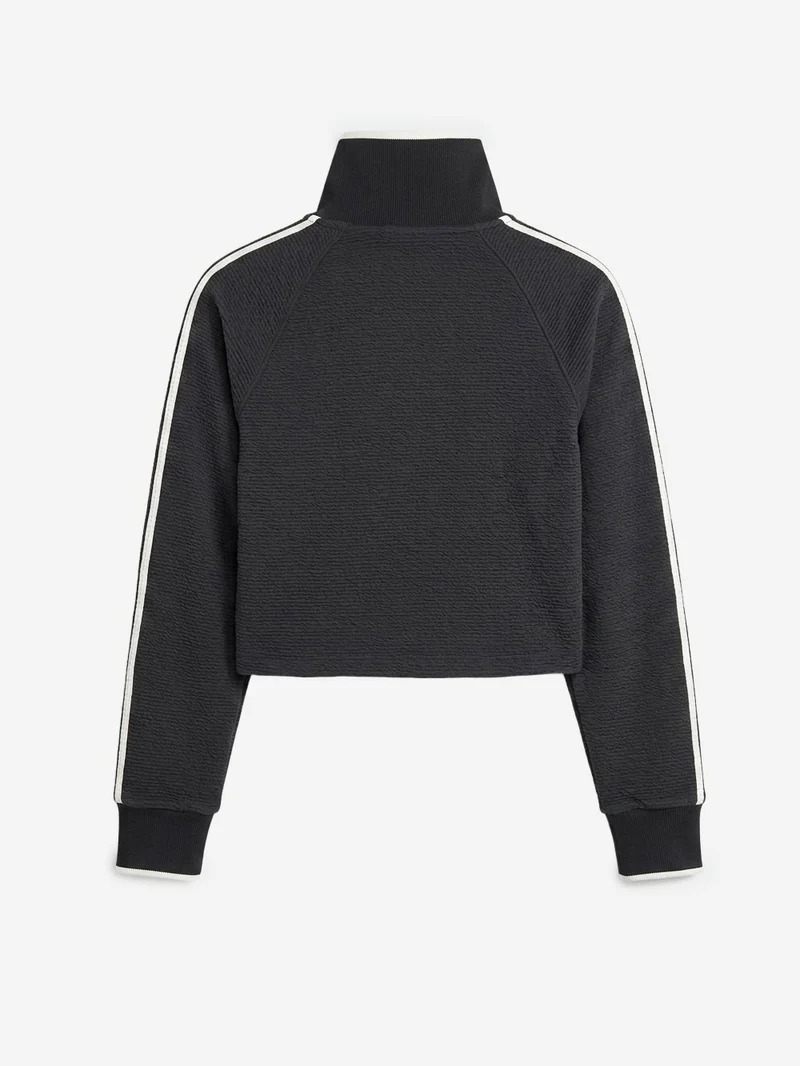 Track top Firebird jacquard nero