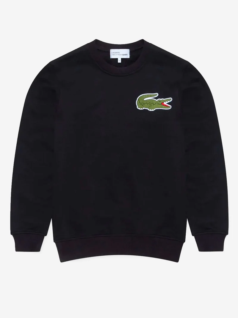 LACOSTE x CDG Felpa girocollo