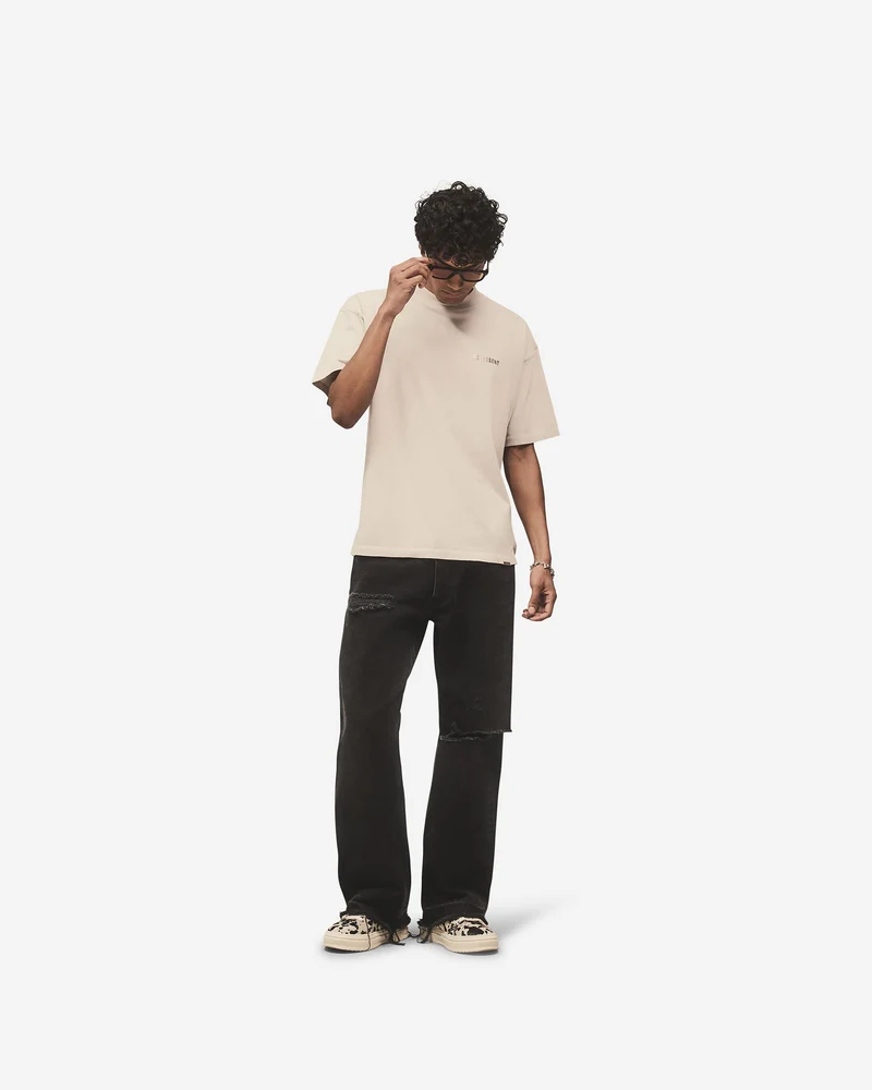 Metal Block Logo T-Shirt - Concrete