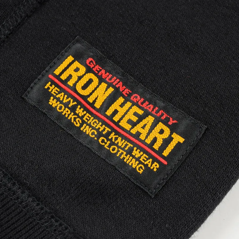 IHSW-49-BLK 14 oz. Ultra Heavy Loopwheel Hoodie Black