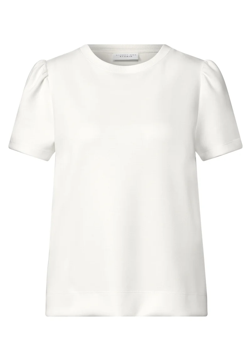 LTD QR Studio_Shirt w.puff sle, off white