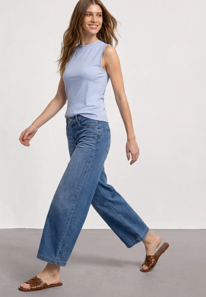 LTD QR silk look rib turtle ne, whispery blue