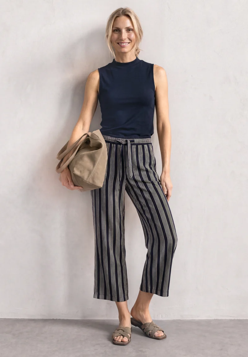 LTD QR silk look rib turtle ne, darkest blue
