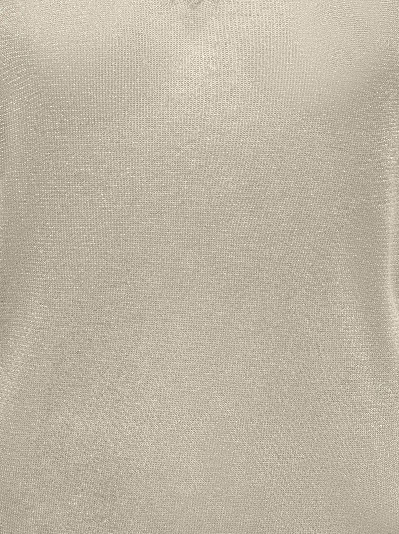JDYBODILLA S/S VN GLITTER PULLOVER, Sky Captain/W. DTM LUREX