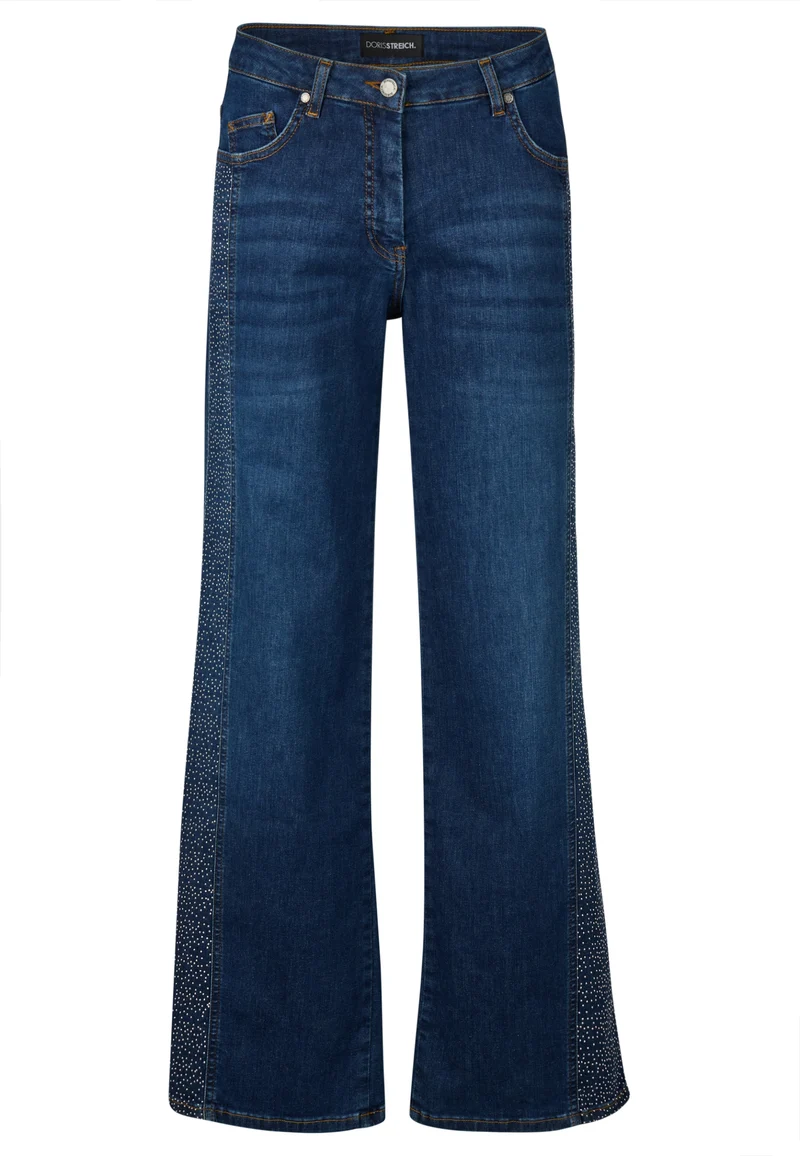 Hose gewebt, Jeansblau