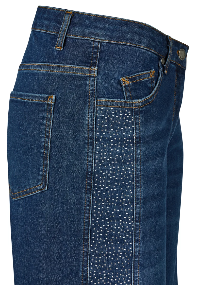 Hose gewebt, Jeansblau