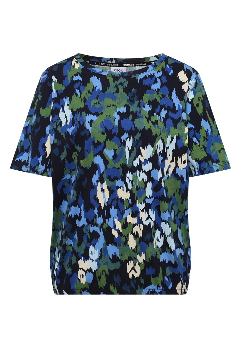 TOS Multi AOP Shirt, urban dark blue