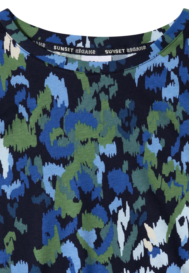 TOS Multi AOP Shirt, urban dark blue