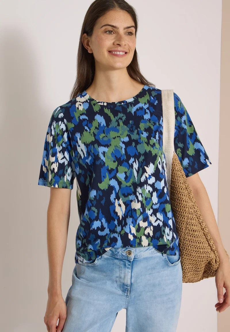 TOS Multi AOP Shirt, urban dark blue