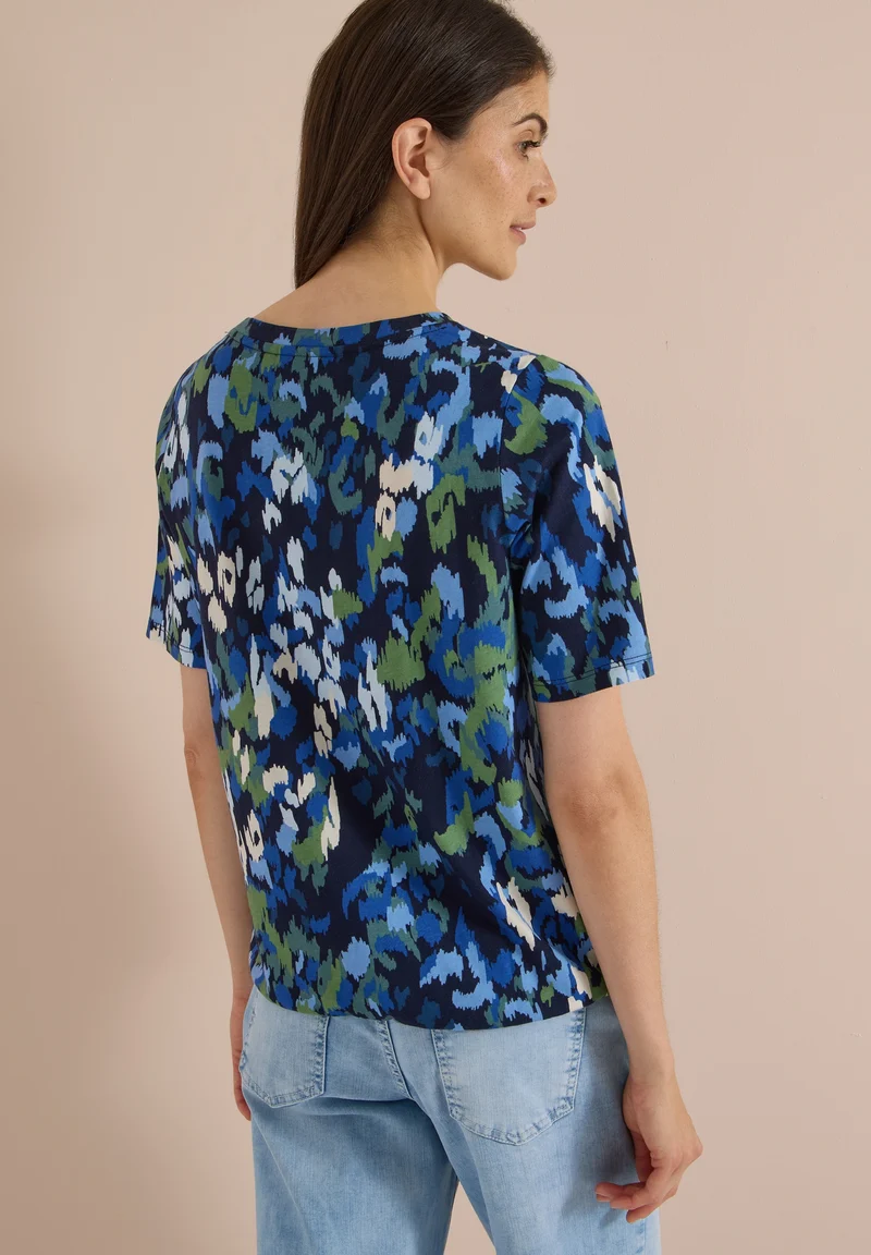 TOS Multi AOP Shirt, urban dark blue