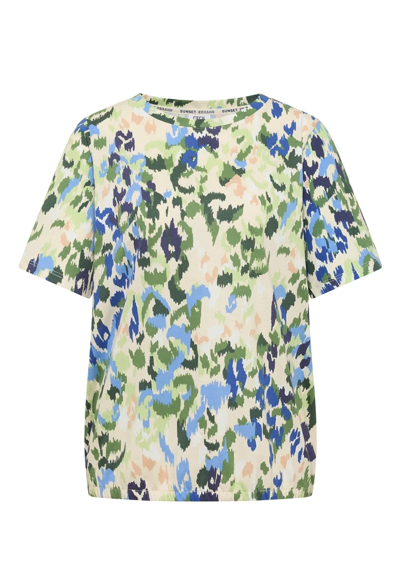 TOS Multi AOP Shirt, cashmere beige