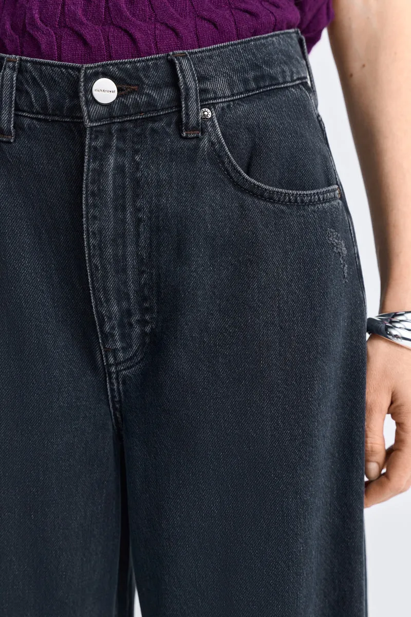 Blue Black Balloon, denim black
