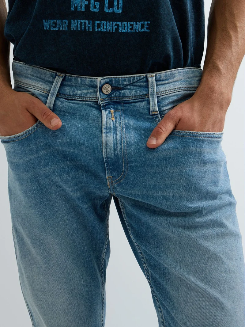 Hose 10.5 OZ DARK INDIGO SUPER, LIGHT BLUE