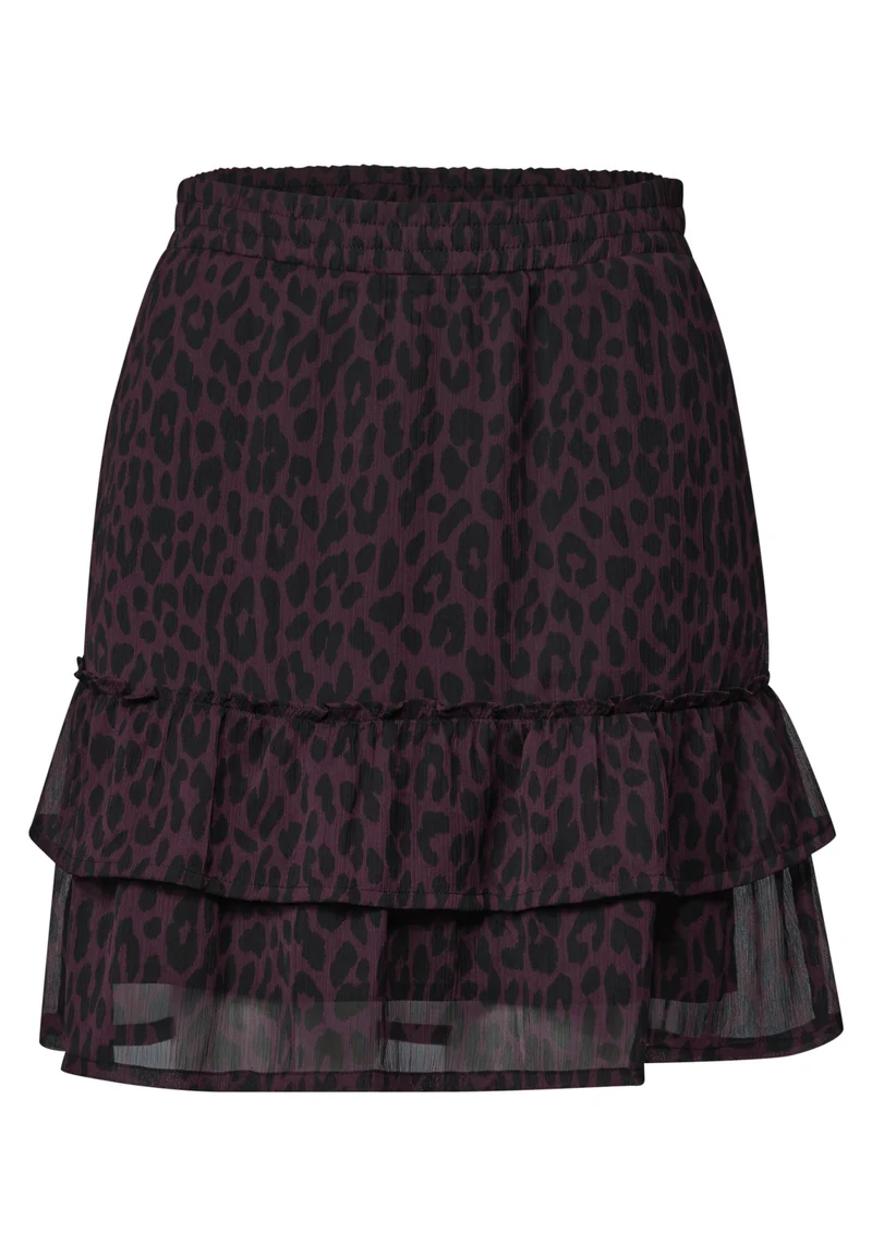 Studio_Chiffon Volant skirt_AO, very berry