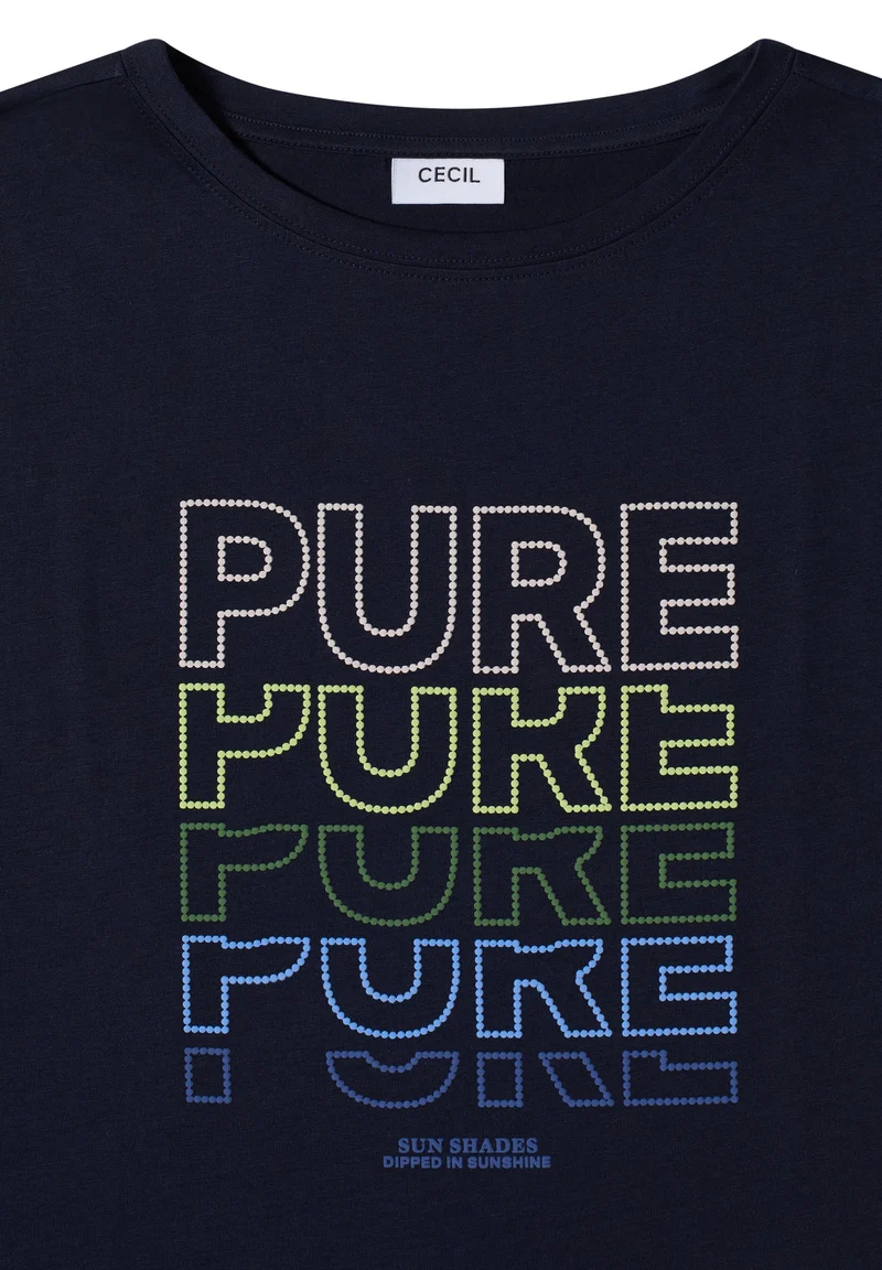TOS Pure FP T-Shirt, urban dark blue