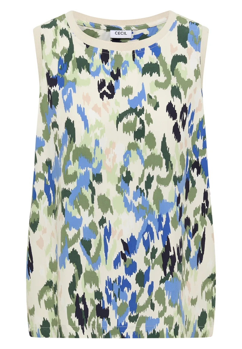 AOP Top, cashmere beige