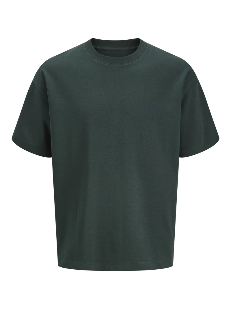 JJEBARRON TEE SS O-NECK NOOS, Scarab