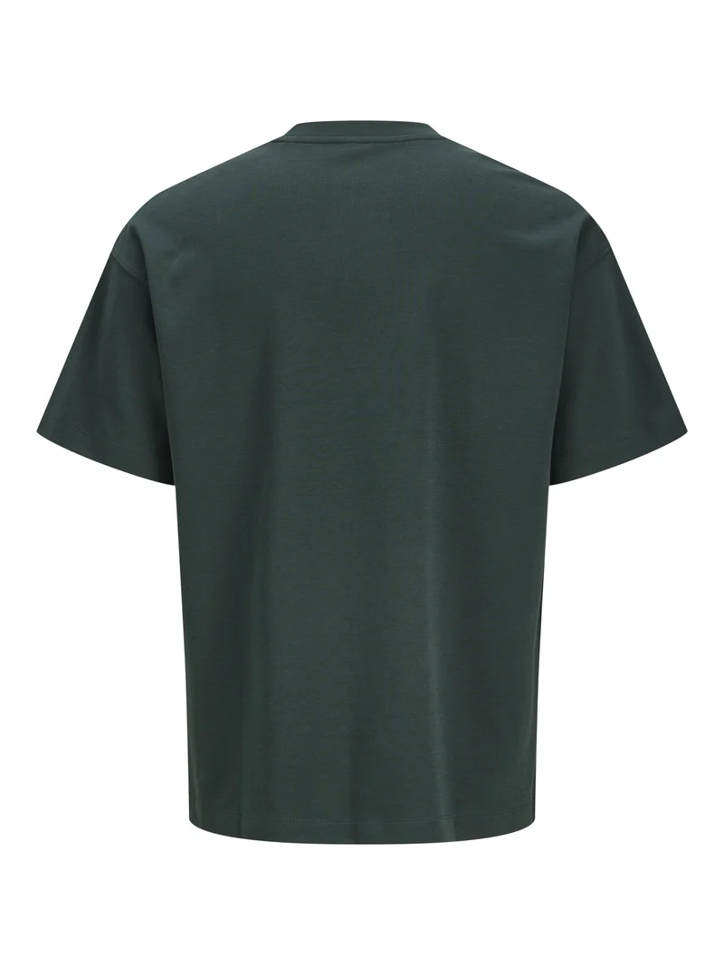 JJEBARRON TEE SS O-NECK NOOS, Scarab