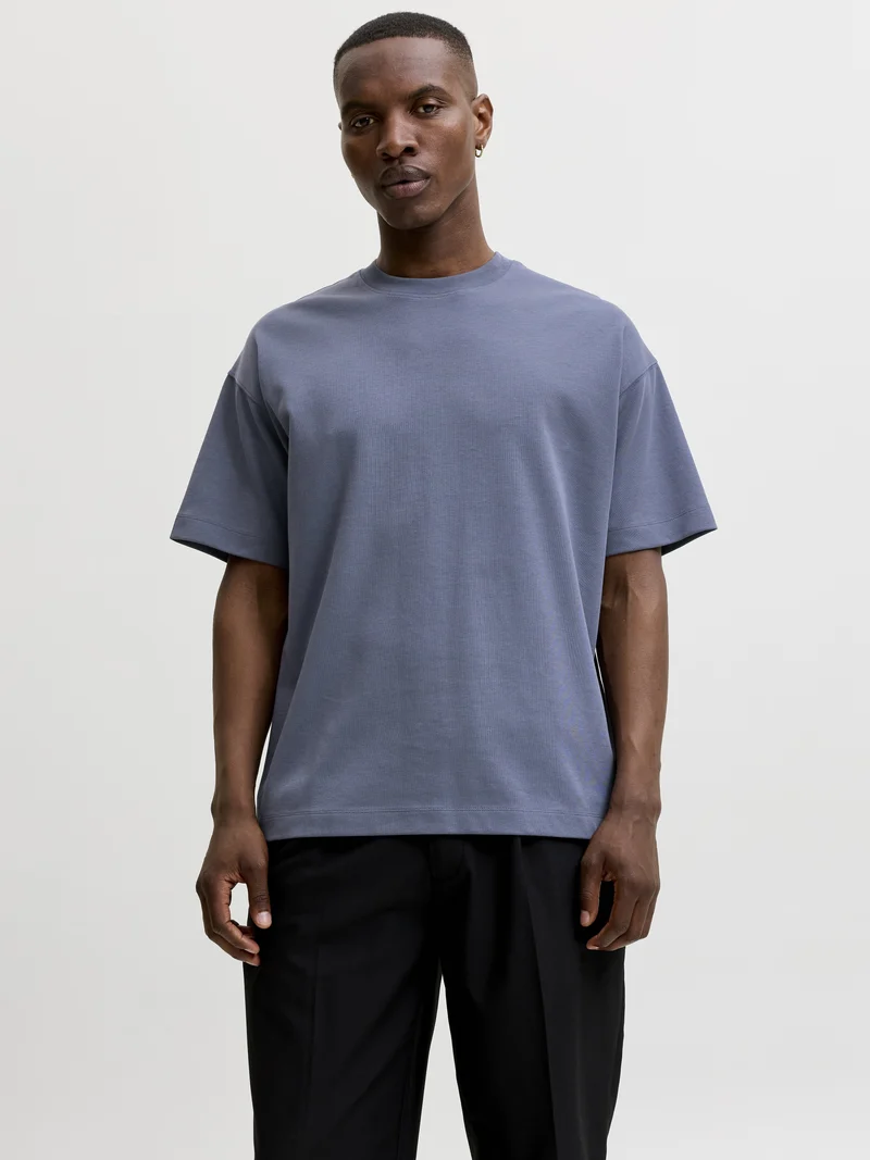 JJEBARRON TEE SS O-NECK NOOS, Turbulence