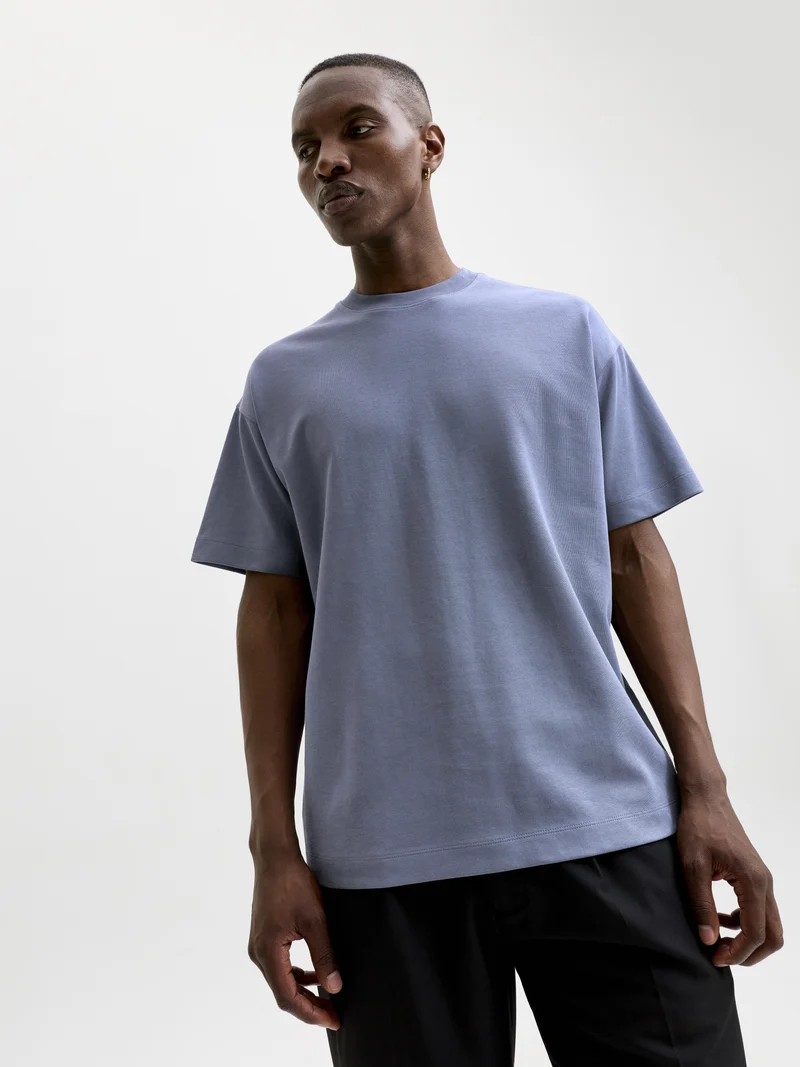 JJEBARRON TEE SS O-NECK NOOS, Turbulence