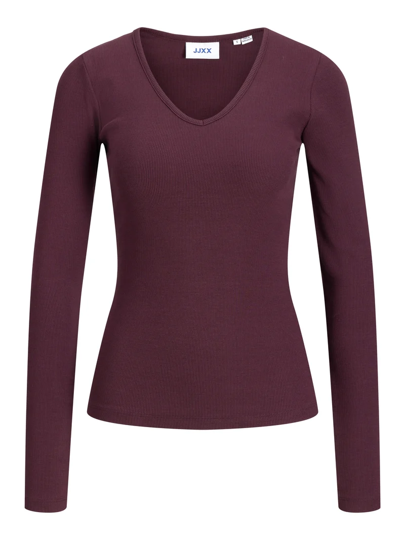 JXFREYA STR LS V-NECK TOP JRS NOOS, Winetasting