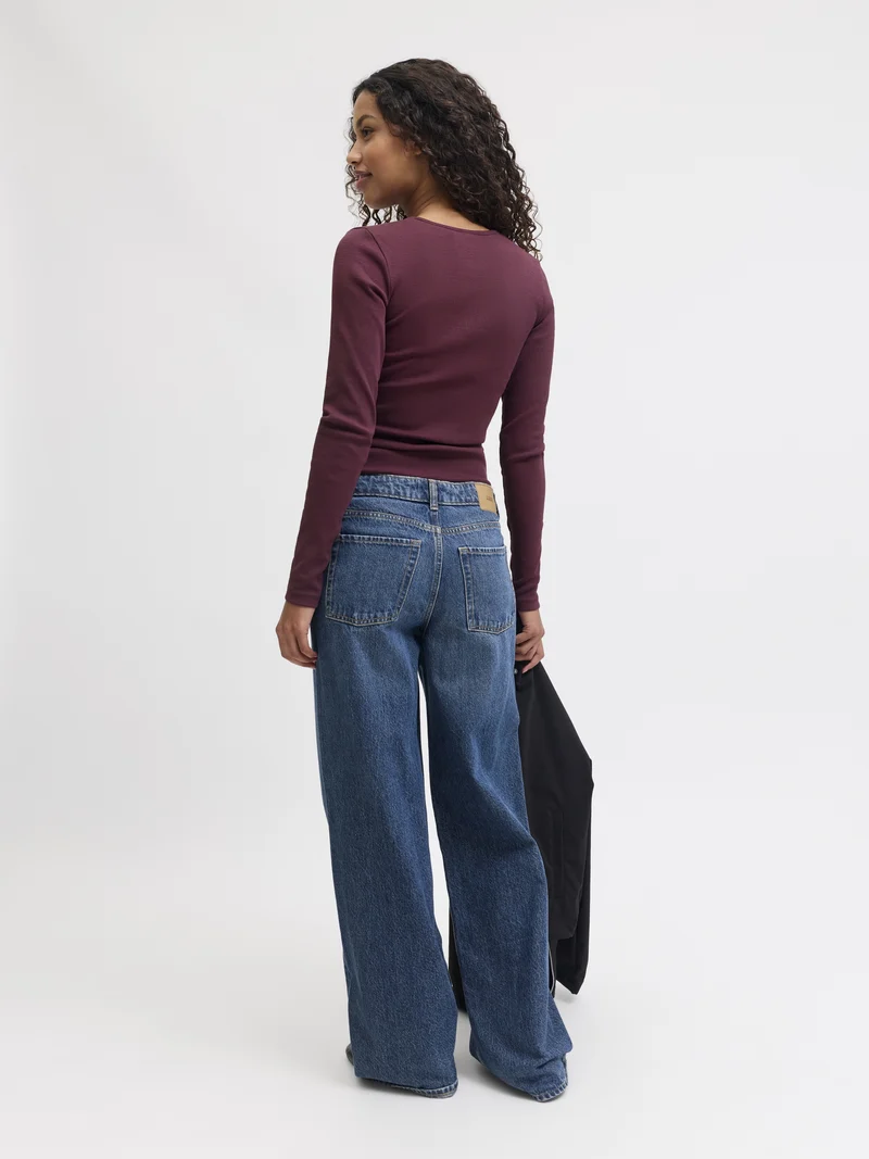 JXFREYA STR LS V-NECK TOP JRS NOOS, Winetasting