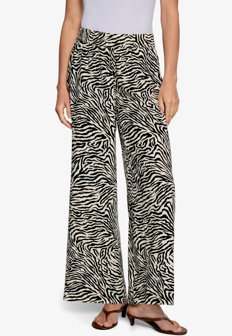 Hose Casual 7/8 Länge, Cream/Black