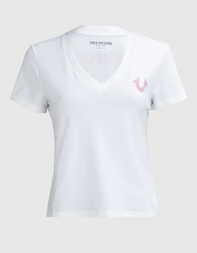 T-Shirt Crystal mit Strasssteinen